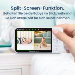 Babysense Babyphone 720p HD mit 2 Kameras – WLAN-frei & sicher für Babys – Bild 3
