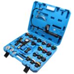 CCLIFE 28-tlg. Kühlsystemtester-Set mit 17 Adaptern – Dichtheitsprüfung & Befüllung – Bild 7