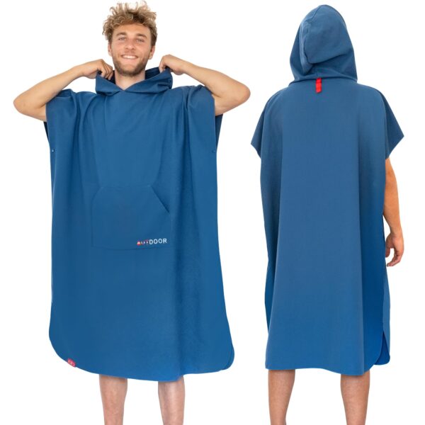 AUTDOOR Mikrofaser Badeponcho Damen & Herren – Schnelltrocknend aus 100% recycelten Flaschen