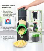 Genius Nicer Dicer Electro Deluxe Set 32-tlg – Elektrischer Gemüsehobel mit 9 Einsätzen – Bild 7