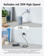 Anker Nano Powerbank 10.000mAh mit integriertem USB-C Kabel – 30W Schnellladung – Bild 5