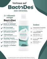 BactoDes® Sportwaschmittel Flüssigkonzentrat 2 x 1 Liter – Probiotische Tiefenreinigung – Bild 5