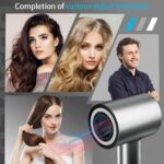 BAMCOO Ionen-Haartrockner 1500W mit HD-Display – Professionelles Föhnen in 5x schneller – Bild 8