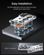 Spigen Glas.tR EZ Fit Optik Pro Kameraschutz Samsung Galaxy S26 Ultra – 2er Pack – Bild 4