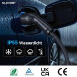 ELEGRP Typ 2 Ladekabel 11kW 5M 16A – Mode 3 Schnellladestation für Elektroautos – Bild 5