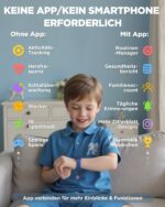BIGGERFIVE Vigor 3 Kinder-Fitnessuhr mit AMOLED Display – 3ATM wasserdicht, ohne App – Bild 3