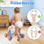 QDRAGON 3in1 Lauflernwagen mit regelbarer Geschwindigkeit – Gehhilfe für Babys 12-36 Monate – Bild 5