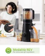 TUUMIIST Slow Juicer mit 135mm Einfüllschacht – Cold Press Entsafter für Obst & Gemüse – Bild 7