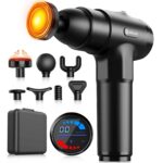 AERLANG Massagepistole mit Wärmefunktion – 3200 U/min, 7 Köpfe & 20 Stufen