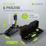 Juskys Hydraulischer Wagenheber 2,5 t – Rangierwagenheber aus Stahl mit Transportbox – Bild 4