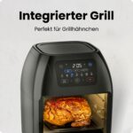 Chefman 10L Digitale Heissluftfritteuse mit Rotisserie & Dörrautomat – XL Familiengrösse – Bild 7
