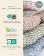 molis & co Babynest 90 x 50 cm – Bio-Baumwolle Oeko-TEX – Kuschelnest Neugeborene – Bild 6