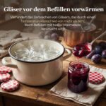 ComSaf 240ml Einmachgläser 24er-Set mit Rot-Weiss Deckel – Luftdichte Marmeladengläser – Bild 4