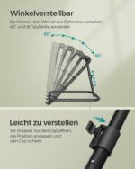 SONGMICS Fussball-Rebounder mit Stahlrahmen – Winkelverstellbar für Kinder & Training – Bild 5