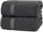 Utopia Towels 2er Badetücher 90x180 cm – Premium Baumwolle mit Aufhänger