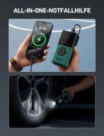 AstroAI Kabellose Elektrische Luftpumpe – Tragbare Akku-Fahrradpumpe mit LED für Fahrrad, Auto & Motorrad – Bild 7