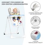 Kinderkraft YUMMY Hochstuhl – Verstellbarer Babystuhl ab 6 Monaten bis 15 kg – Bild 5