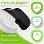 feela® Orthopädisches Sitzkissen Medium – Ergonomisches Design mit Memory-Schaum für Büro & Auto – Bild 4