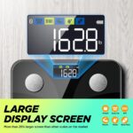 RunSTAR Körperfettwaage mit 13 Werten & App – Digitale Personenwaage bis 180 kg – Bild 4