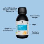 Dr. Johanna Budwig Omega-3 Algenöl 100ml – 2300mg DHA, EPA & Vitamin D3+K2 vegan – Bild 5