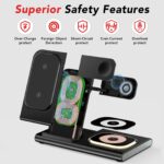 Aimtel 3-in-1 Wireless Ladestation für Samsung – Faltbar mit LED-Nachtlicht & Überhitzungsschutz – Bild 3