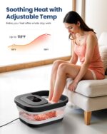 COMFIER Fussbadenanalyse mit Heizung & Massage – Shiatsu-Fussbadenanalyse mit Blasenmassage – Bild 3