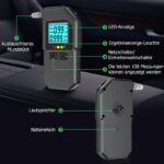 Dusefogo Alkoholtester mit LCD-Display – Professionelles Promillemessgerät mit 20 Mundstücken – Bild 4