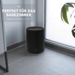 Nell 8L Mülleimer Badezimmer Schwarz Matt mit Schwingdeckel – Hygienisch & stilvoll – Bild 4