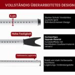 AceMining Türsicherheitsstange Weiss – Verstellbarer Einbruchschutz für Türen & Fenster – Bild 4