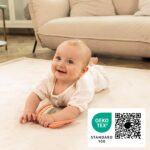 Hakuna Matte CloudSoft Spielmatte 1,27x1,27m Beige – Premium Babyteppich mit OEKO-TEX Zertifikat – Bild 7