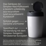 Tommee Tippee Simplee Nachfüllkassetten 6er Set – Geruchsschutz für Windeleimer – Bild 4