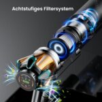 FDUXUD Akkustaubsauger 600W 50kPa – Kabellos mit 70Min Laufzeit & Anti-Tangle-Bürste – Bild 7