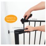 Munchkin Lindam Türgitter 76-82 cm – Druckbefestigung ohne Bohren für Babys & Haustiere – Bild 4