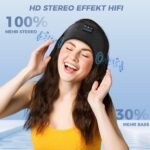LC-dolida Schlafkopfhörer Bluetooth 5.4 – Stirnband Kopfhörer mit 14h Akku für Seitenschläfer – Bild 5