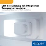 Exquisit Vollraumkühlschrank 127 l – Energieklasse E, leiser Betrieb 39 dB für Haushalt & Büro – Bild 4