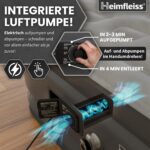 Heimfleiss® Selbstaufblasbare Luftmatratze 150x200 cm – Premium Gästebett für 2 Personen – Bild 2