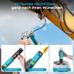 Seesii 400 ml Fettpresse 8000 PSI mit Schnellkupplung – Profiwerkzeug für Fahrzeuge & Landmaschinen – Bild 7