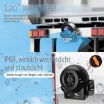 Uzone Kabellose Rückfahrkamera mit Nachtsicht & IP68 Wasserschutz – WiFi-App für Auto & Anhänger – Bild 5