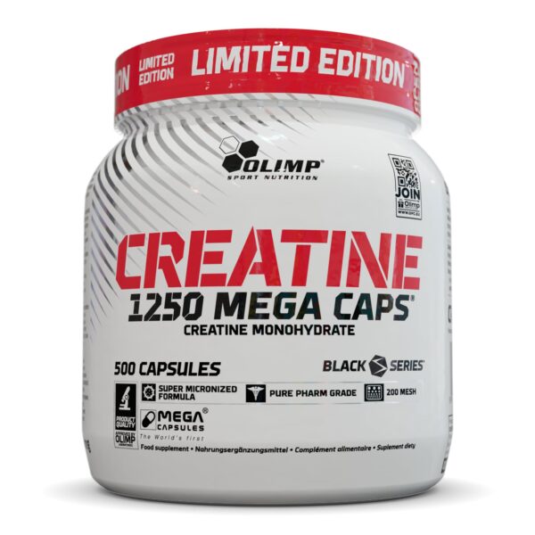Olimp Creatine 1250 Mega Caps – Kreatin-Monohydrat für maximale Kraft & Ausdauer