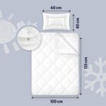 Julius Zöllner 4-Jahreszeiten Kindersteppbett-Set 100x135 cm – Ganzjahres-Duo-Decke – Bild 2