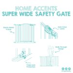 Regalo Safety Super Wide Schutzgitter 75-150cm – Druckmonage für Babys, Kleinkinder & Haustiere – Bild 8
