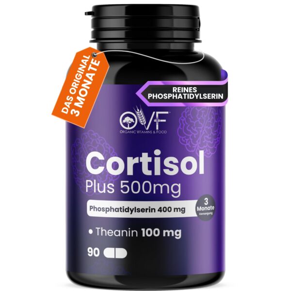 Phosphatidylserin 400 mg + L-Theanin 100 mg – 90 vegane Kapseln Made in Italy