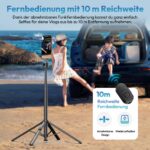 ULANZI SK-21 180cm Handy-Stativ mit Magnetgriff – Automatisches Öffnen/Schliessen für iPhone & Samsung – Bild 4