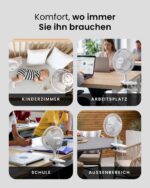Pro Breeze Mini Clip Ventilator 20 cm – Leise Kühlung mit 360° Rotation für Schreibtisch & Schlafzimmer – Bild 9