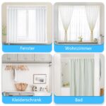 AIZESI Teleskopstange 80–195 cm ohne Bohren – Duschvorhangstange Edelstahl für Bad & Wohn – Bild 5