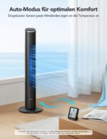 GoveeLife Intelligenter Turmventilator – WLAN & Sprachsteuerung, 75° Oszillation, leise – Bild 9