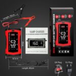 HTRC 16A Autobatterie Ladegerät 6V/12V/24V – Intelligent für PKW, Motorrad & Boot – Bild 7