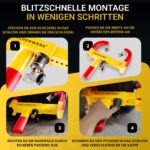 HELDENWERK® Radkralle mit Hochsicherheitsschloss – Diebstahlschutz für PKW, Wohnmobil & Anhänger – Bild 4
