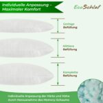EcoSchlaf® Airflow Orthopädisches Nackenkissen – Memory Foam mit Bambusbezug für alle Schlaftypen – Bild 8