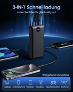 PDBEST PowerBank 50000mAh – 22,5W Schnellladung mit 3-in-1 Kabel für iPhone & Android – Bild 8